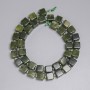 Jadeite Cube Beads 8x8mm on Thread