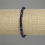 Sodalite bracelet with faceted cubes 4.5x4.5 mm +/-, length 18 cm