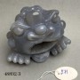 Chan Chu Money Frog Statue from Smoky Quartz, 76x65x6450 mm +/- weight 271 g