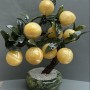 Souvenir decorative tree made from natural stone: Onyx, Marble, Jade, 44-46 mm+, flexible, length 25 cm