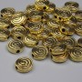 Gold-tone Bead Insert – 8mm Diameter with 1.6mm Hole +/- Packaging 20 g (~33 pcs)