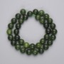 Jadeite Beads, Smooth Round, 10mm Diameter, on Thread, Length 37 cm