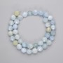 Morganite Beads, Faceted Round Bead, 9 mm Diameter ±, 38 cm Length ± on Thread