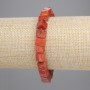 Sponge Coral Cube Bracelet, 7–7.5 mm cubes, 18 cm length, stretch