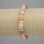 Bracelet with Skafarka shell rondelle, diameter 8×1.5–2 mm, length 18 cm, stretch