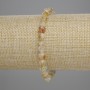 Citrine Faceted Diamond-Shaped Bead Bracelet, 6×5 mm, 18 cm Stretch Bracelet
