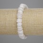 Adularia chip bracelet, diameter 9-10 mm, 5x2-4 mm chips, length 18 cm +/- stretch