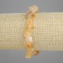 Citrine bracelet with natural rough stones, diameter 13-16×8-14 mm, length 18 cm +/- stretch
