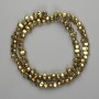 Hematite Beads, Golden Color, Faceted, 6-8 mm, 5×4-4.5 mm ±, length 39 cm+
