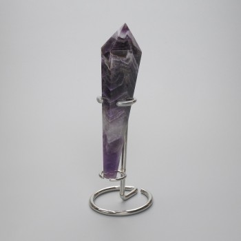 Conical Amethyst Souvenir Pencil (Natural Amethyst) 125×33×18 mm ± Assorted sizes (without stand) (Price per 100 g)