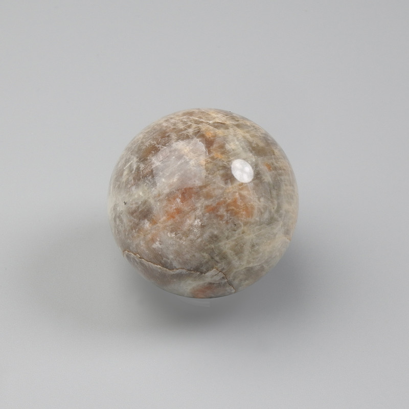 Souvenir sphere, heliolite natural stone, diameter 40 mm ±, assorted sizes, weight from 60 g. (price per 100 g)