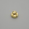 Bead cap for beads, gold color, 8x1 mm, hole diameter 3 mm