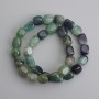 Agate Beads Brick Shape, diameter 10-8, 5-9 mm ±, length 37 cm +