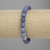 Sponge Coral Bracelet with Smooth Beads, 8 mm Diameter ±, 18 cm Length ±, Stretch