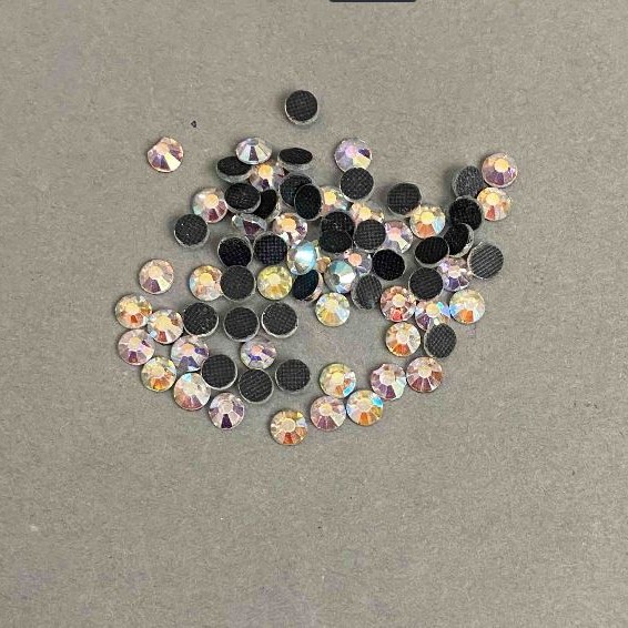 Multicolor rhinestones, 4 mm diameter, packaging 15 g (±)