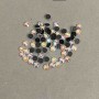 Multicolor rhinestones, 4 mm diameter, packaging 15 g (±)