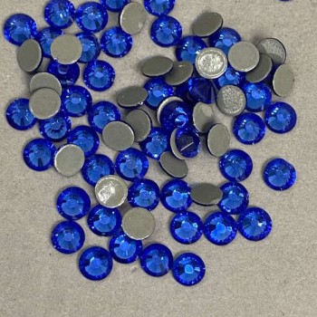 Blue Cold-Fix Rhinestones, 6 mm diameter ±, Pack 205 g (±)