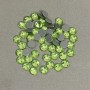 Green Cold-Set Rhinestones, 6 mm diameter, pack 305 g ±