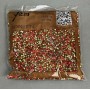 Red rhinestones, 4 mm diameter ±, packaging 75 g (±)