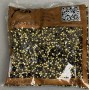 Black rhinestones, 3 mm diameter, packaging 105 g (±)