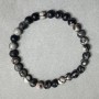 Bracelet, Jasper, smooth 6mm beads, length 18 cm ±, stretch