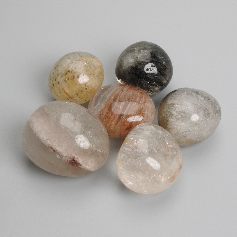 Moss Agate tumbled 19-25×18-23 mm ± packaged 100 g (Price per 100 g)