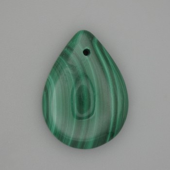 Malachite Drop Pendant 25x18mm+