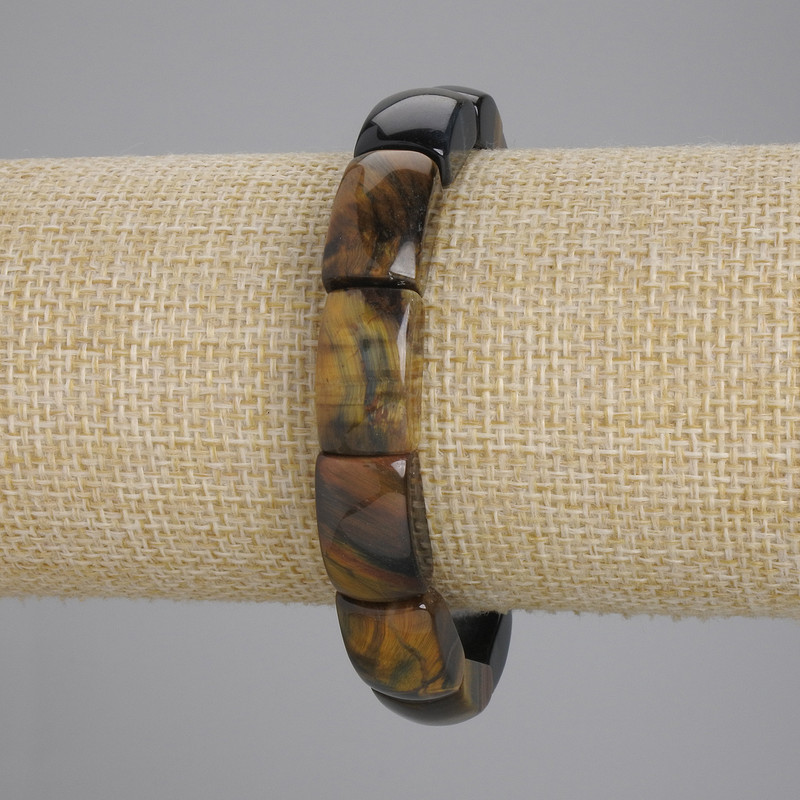 Bracelet with Tiger's Eye and Hawk's Eye