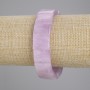 Kunzite Natural Stone Bracelet, Bead Links, 16×12 mm Diameter, 18 cm Length, Stretch