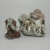 Unpolished Seraphinite decorative stone for interior use, 65-95×70-95×40-60 mm ± (assorted sizes) (per 100 g ±)