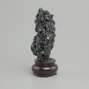 Decorative Pyrite Stone on Stand 110x40 mm ± (Assorted sizes)