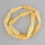 Citrine Teardrop Beads, diameter 31-32×10-10 mm, 5 mm +/-, length 41 cm +/- on thread
