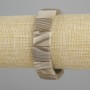 Bracelet of Botswana Agate, natural stone, rectangular links, 16.5×13 mm ±, length 18 cm ±, stretch