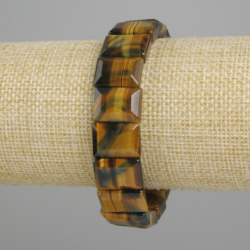 Bracelet with Tiger's Eye and Hawk's Eye