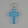 Cross Pendant with Toned Quartz 25×18 mm ±, length about 35 mm