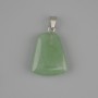 Jade Pendant, Trapezoid 17×21 mm+-, length 30 mm+