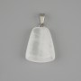 Pendant Rock Crystal trapezoid 17×21 mm +-, length about 30 mm+