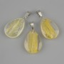 Drop Pendant (transparent resin) 25×18×35 mm+