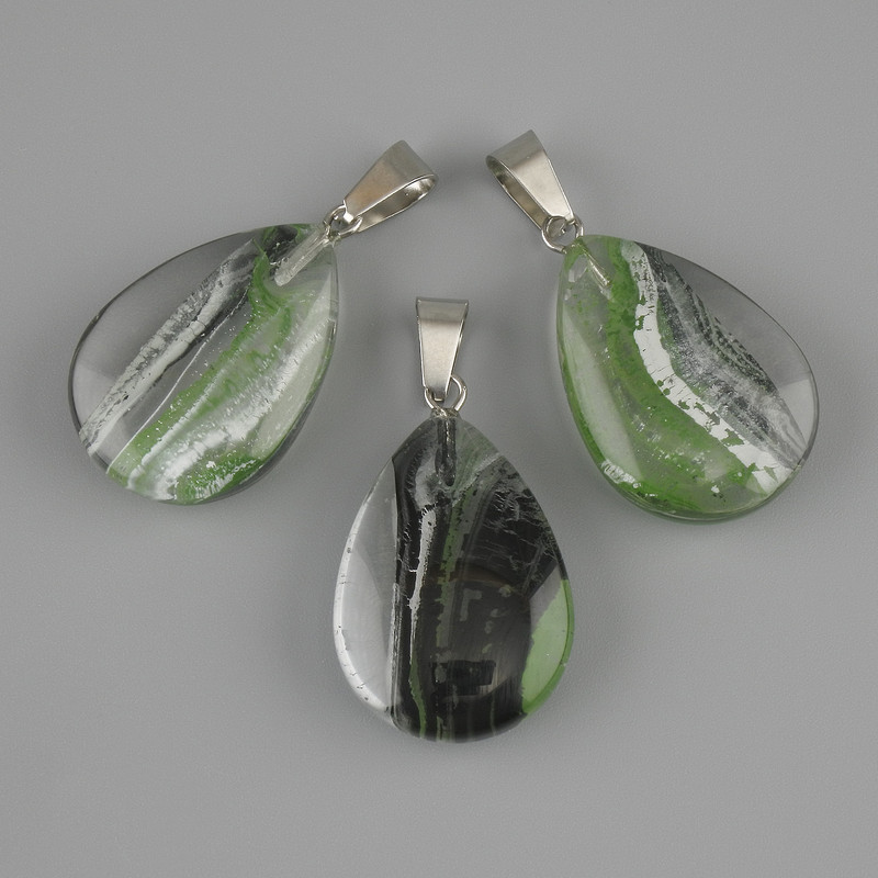 Drop Pendant (Transparent Resin) 25x18x35 mm+