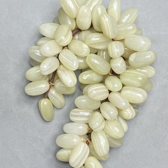 Decorative Grape Cluster Onyx (Flexible), diameter 21–25 mm ±, dimensions approximately 20×10 cm, 5×7 cm+