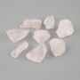 Decorative interior stone - Rose Quartz 24-35×11-27 mm ± packaged 100 g (Price per 100 g)