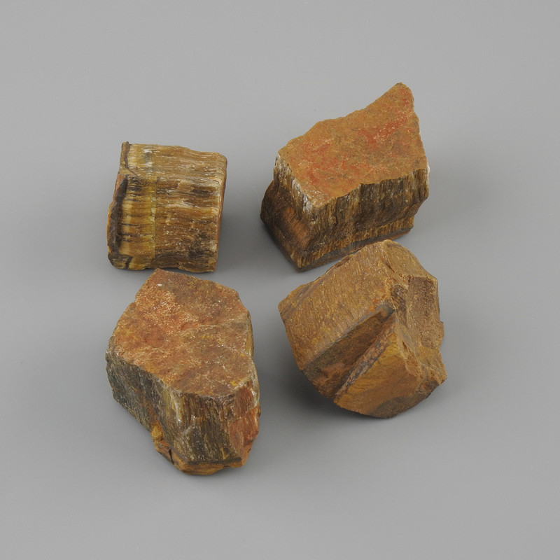 Decorative Tiger's Eye Interior Stone, Unpolished 26-32×14-22 mm ±, packaged 100 g (Price per 100 g)