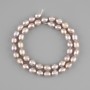 Natural river pearl beads 7-8×5-6 mm, length 35 cm