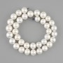 Natural River Pearl Beads, 10–11.5 mm, length about 40 cm
