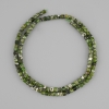 Diopside Beads, Natural Stone, Faceted Cube, Diameter 3×3 mm ±, Length 37 cm ±