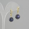 Freshwater Pearl Earrings, 12 mm diameter, 30 mm length ±