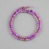 Phosphosiderite beads, faceted cube, 4x4 mm, length 38 cm ±