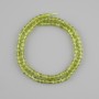 Chrysoprase beads, faceted cube, 4×4 mm, length 39 cm ±