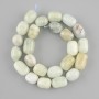 Morganite faceted beads, diameter 15-18×12-13 mm ±, length 40 cm+