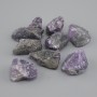 Natural Amethyst stone, unpolished, diameter 28-40×20-25×14-22 mm ± (assorted sizes) (Price per 100 g)